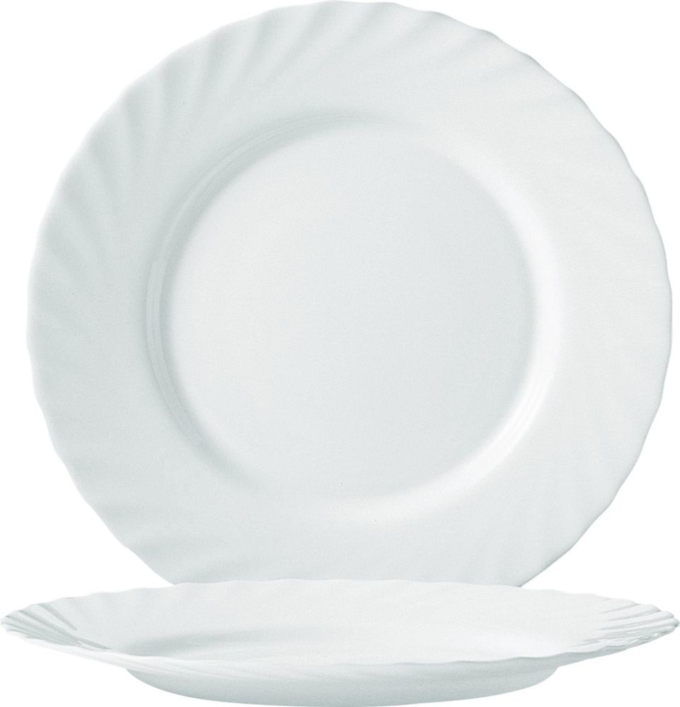 Hartglasgeschirr "Trianon" Teller flach Trianon Ø24,5cm VPE 6