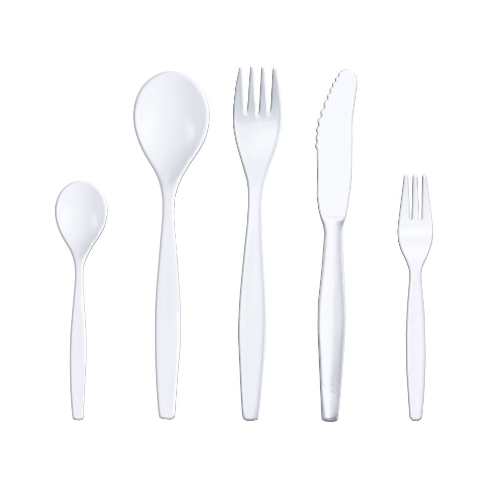 WACA Besteckset 5_teilig weiss