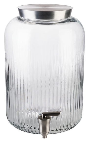 Getränkespender Ø 20 cm, H: 30,5 cm, 7 Liter , Edelstahl