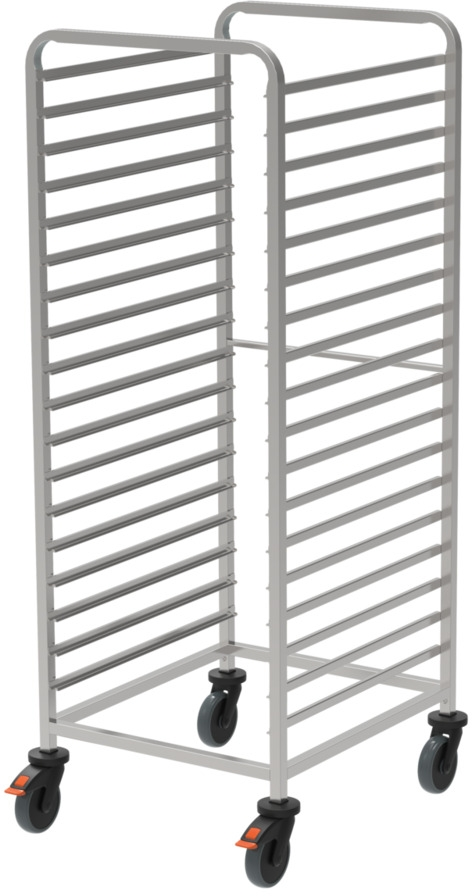 Rieber GN-Regalwagen 2/1 - Abweiserrollen
