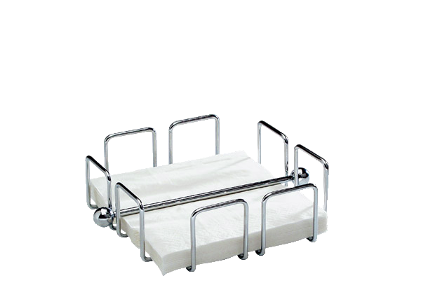 Serviettenhalter -WIRE- 19 x 19 cm, H: 6,5 cm , Edelstahl