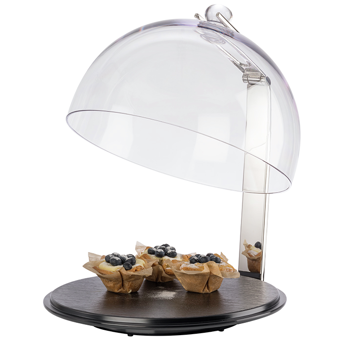 Haubenhalterung 35,5 x 30 cm, H: 39 cm Zinkdruckguss mit Antirutschfüßchen