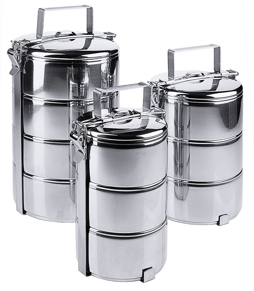 Etagen-Essenträger 3-teilig, 12 cm