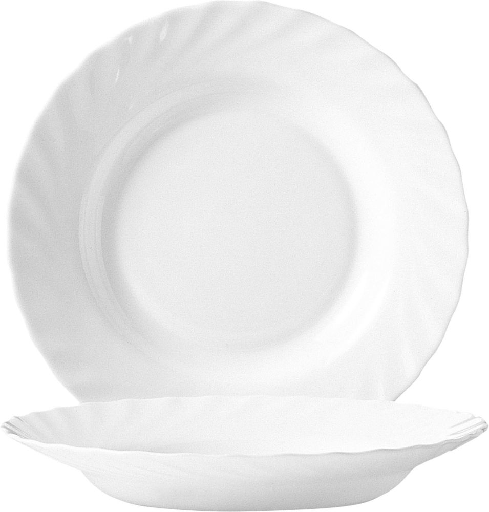 Hartglasgeschirr "Trianon" Teller tief "Trianon"  Ø22,5cm VPE 6