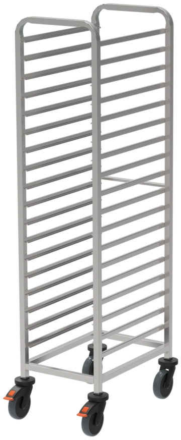 Rieber GN-Regalwagen 1/1 - Abweiserrollen