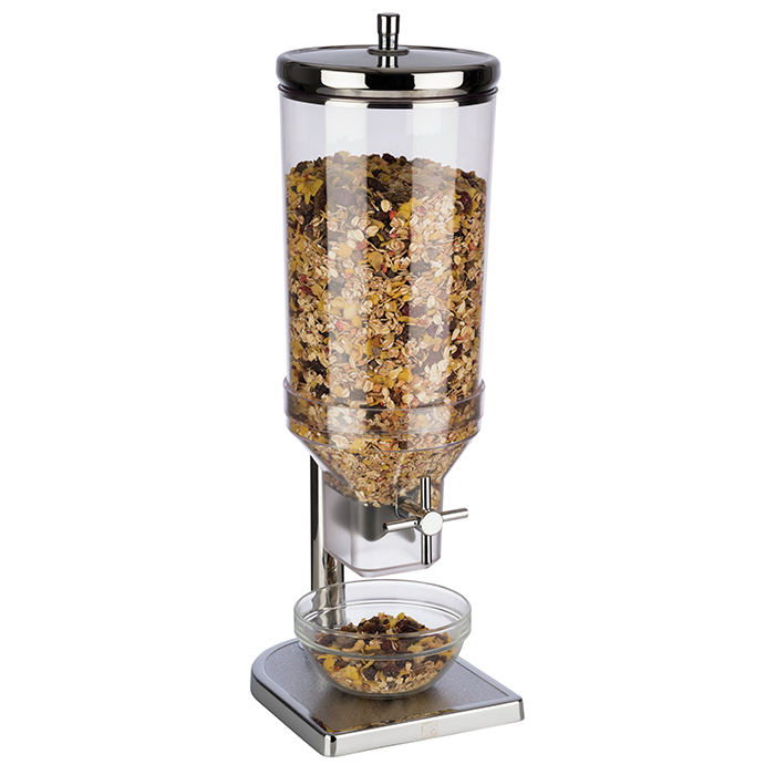 Cerealienspender -FRESH+EASY- 22 x 17,5 cm, H: 52 cm, Edelstahl