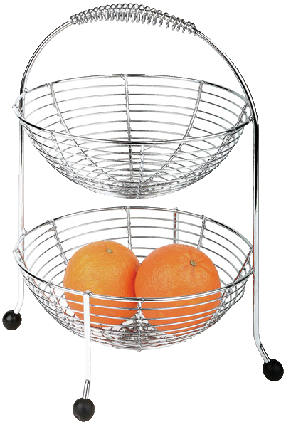 Etagère 30 x 30 cm, H: 35,5cm , Edelstahl