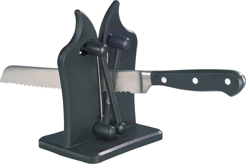 Messerschärfer Vulkanus Kunststoff, schwarz