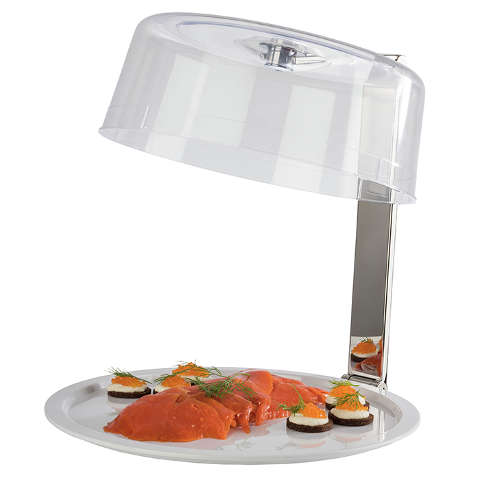 Haubenhalterung 35,5 x 30 cm, H: 39 cm Zinkdruckguss mit Antirutschfüßchen